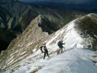 Grande scenario dalla Sommitale della Pania verso il pizzo delle Saette